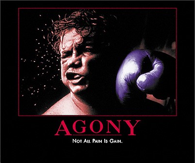 agony by admin in Demotivational posters