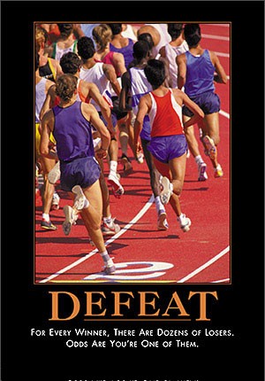 defeat by admin in Demotivational posters