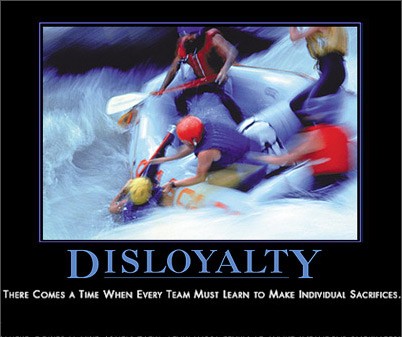 disloyalty by admin in Demotivational posters