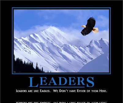 leaders by admin in Demotivational posters