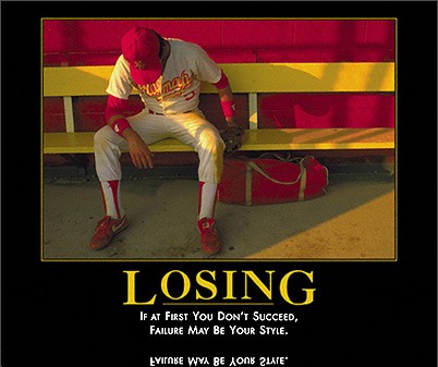 losing by admin in Demotivational posters