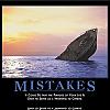 mistakes by admin in Demotivational posters