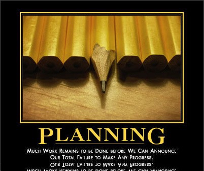 planning by admin in Demotivational posters