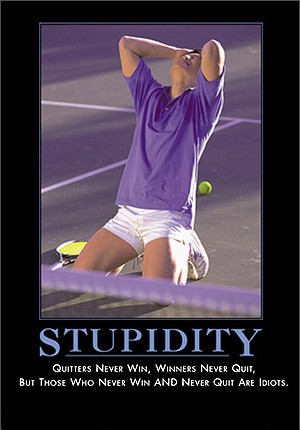 stupidity by admin in Demotivational posters