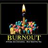 burnout by admin in Demotivational posters