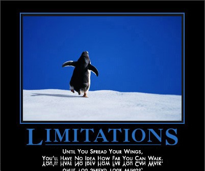 limitations by admin in Demotivational posters